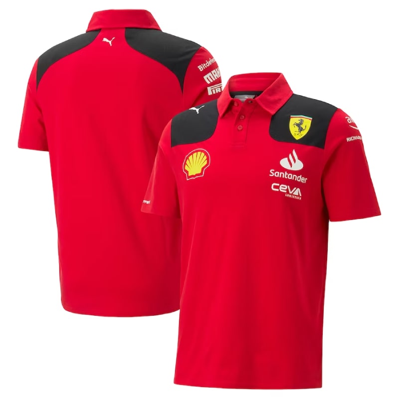 Polo Scuderia Ferrari 2023 - Cliquez sur l'image pour la fermer
