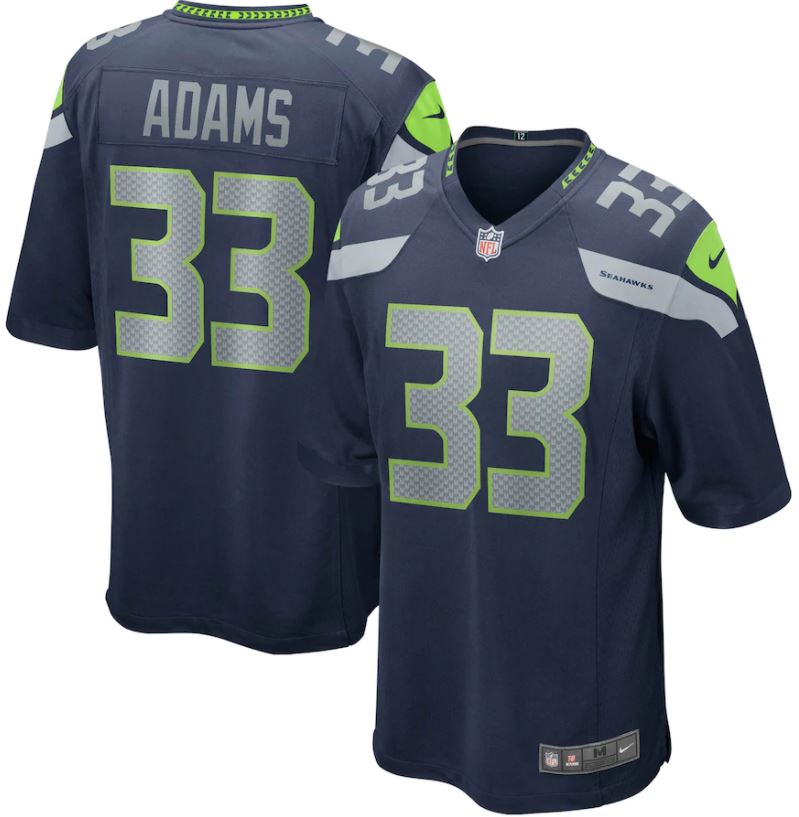 Jamal Adams, Seattle Seahawks - Navy - Cliquez sur l'image pour la fermer