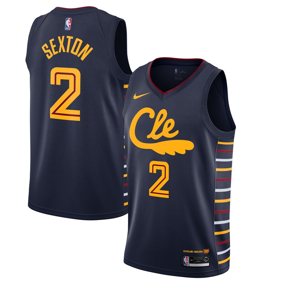 Collin Sexton, Cleveland Cavaliers 2019/20 - City Edition - Cliquez sur l'image pour la fermer