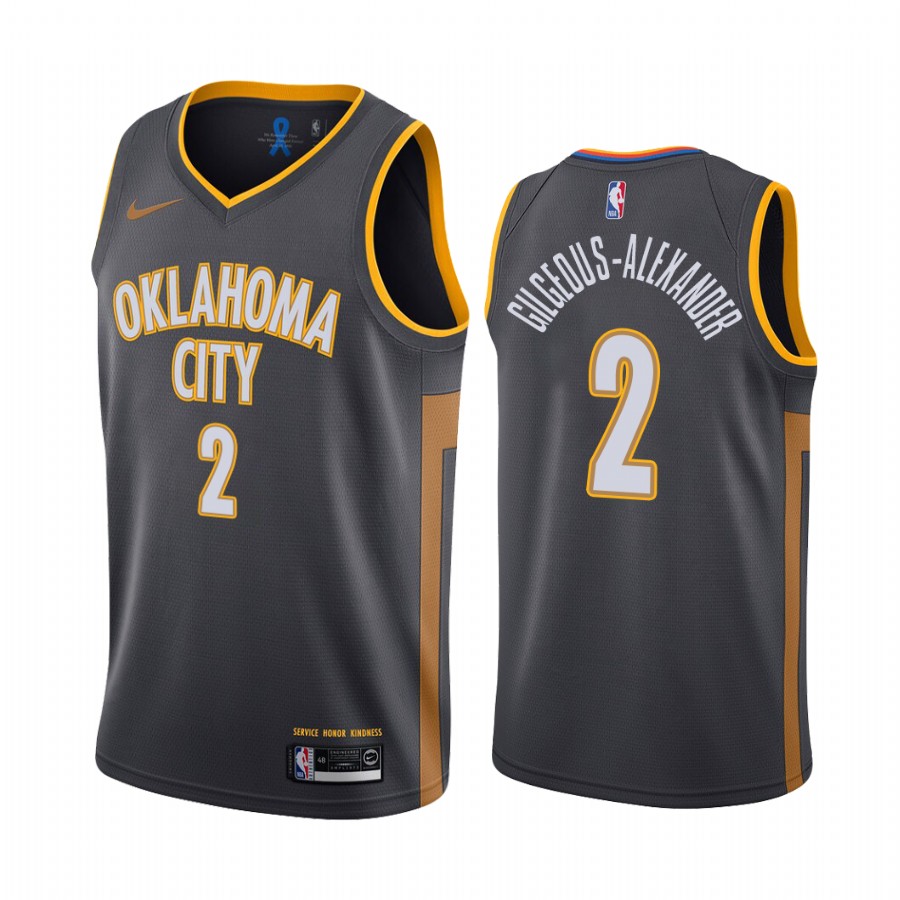 Shai Gilgeous-Alexander, Oklahoma City Thunder 2019/20 - City Ed - Cliquez sur l'image pour la fermer