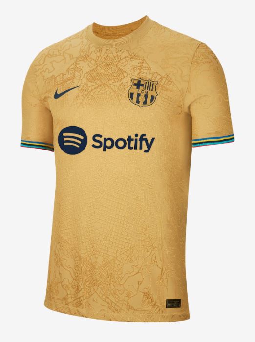 Maillot FC Barcelona Extérieur 2022/23 - Cliquez sur l'image pour la fermer