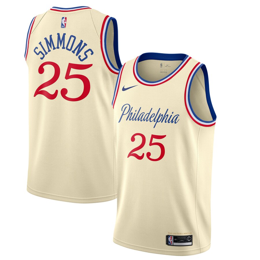 Ben Simmons, Philadelphia 76ers 2019/20 - City Edition - Cliquez sur l'image pour la fermer