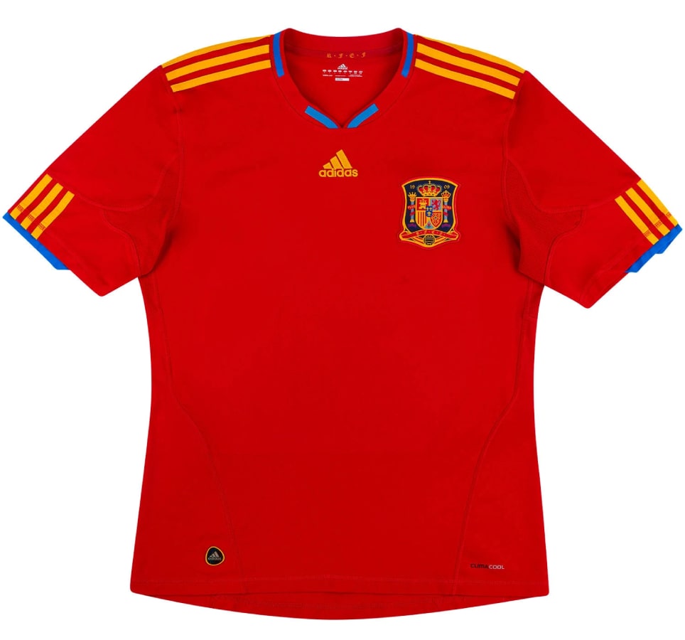 Maillot Espagne Domicile 2010 - Cliquez sur l'image pour la fermer