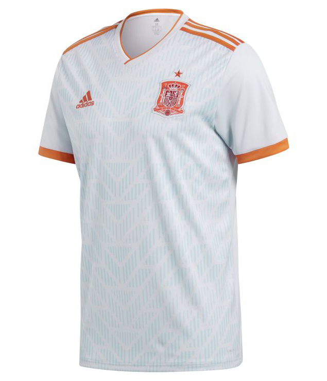 Maillot Espagne Extérieur 2018 - Cliquez sur l'image pour la fermer