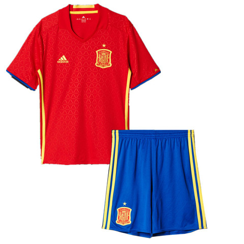 Kit Junior Espagne Domicile Euro 2016 - Cliquez sur l'image pour la fermer