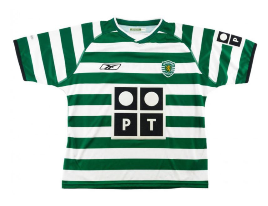Maillot Sporting Portugal 2003/04 - Cliquez sur l'image pour la fermer