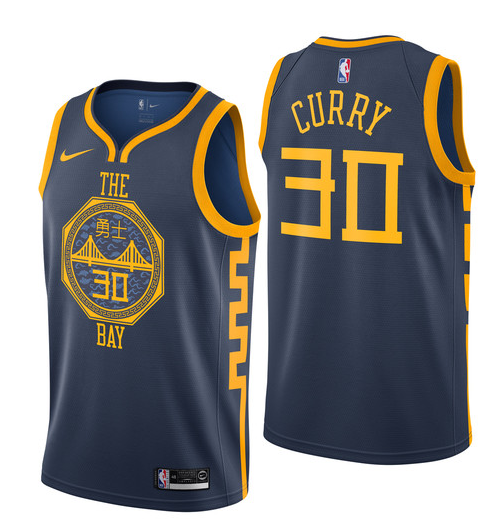 Stephen Curry, Golden State Warriors 2018/19 - City Edition - Cliquez sur l'image pour la fermer