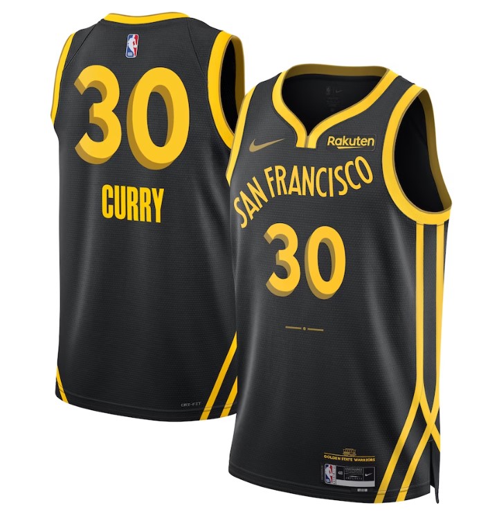 Stephen Curry, Golden State Warriors 2023/24 Black - City - Cliquez sur l'image pour la fermer