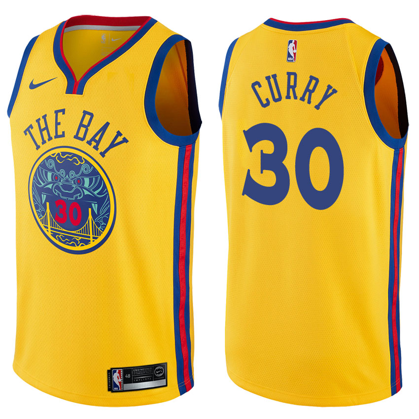 Stephen Curry, Golden State Warriors - City Edition - Cliquez sur l'image pour la fermer