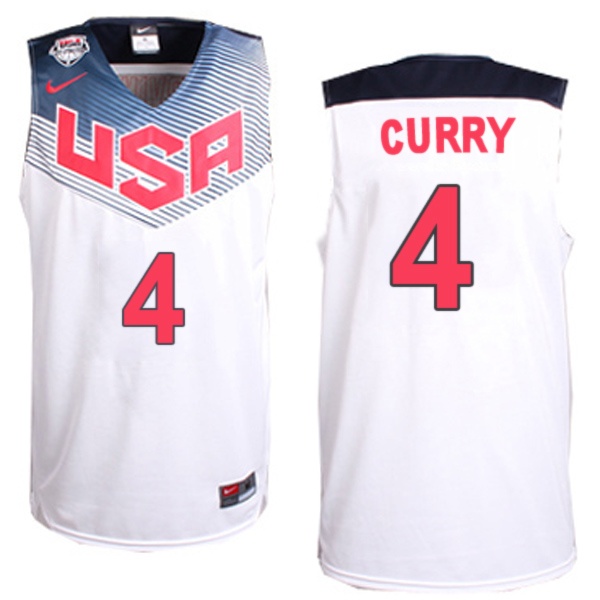 Stephen Curry, USA 2014 - Blanc - Cliquez sur l'image pour la fermer