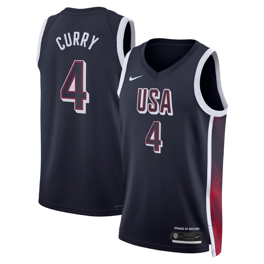 Stephen Curry, USA Olympics 2024 - Navy - Cliquez sur l'image pour la fermer