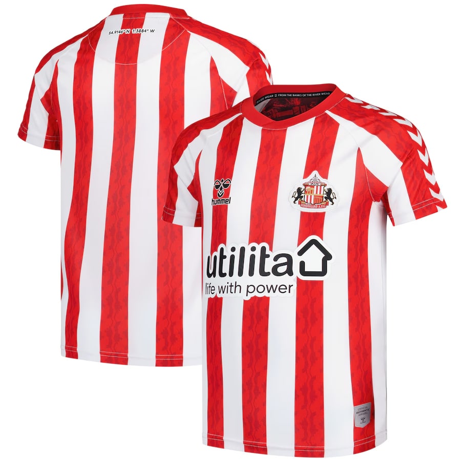 Maillot Sunderland Domicile 2024/25 - Cliquez sur l'image pour la fermer