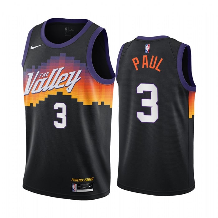 Chris Paul, Phoenix Suns 2020/21 - City Edition - Cliquez sur l'image pour la fermer
