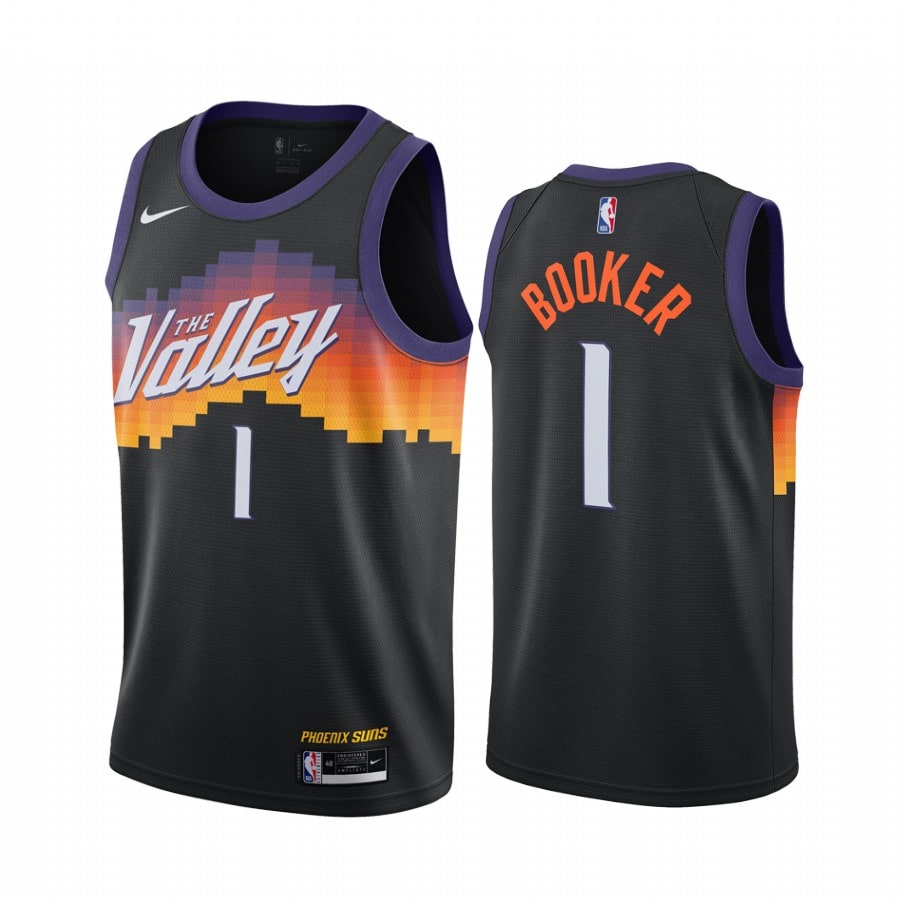 Devin Booker, Phoenix Suns 2020/21 - City Edition - Cliquez sur l'image pour la fermer