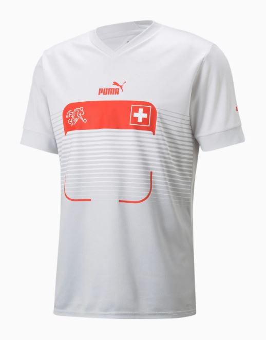Maillot Suisse Extérieur 2022 - Cliquez sur l'image pour la fermer