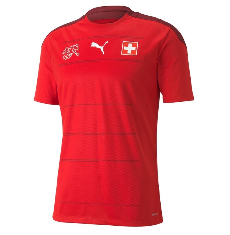 Maillot Suisse Domicile 2021 - Cliquez sur l'image pour la fermer