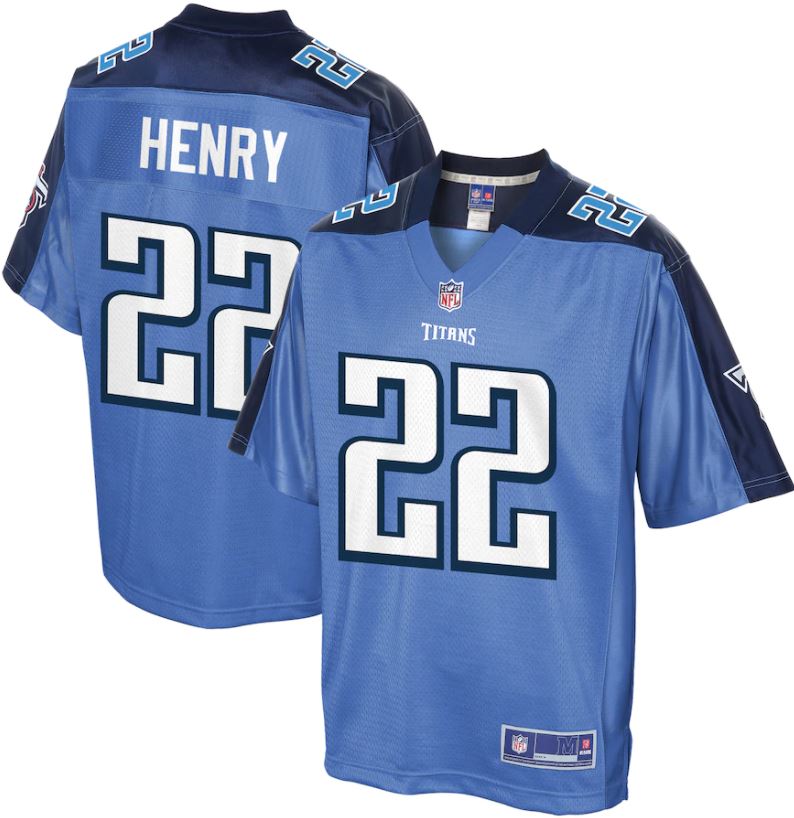 Derrick Henry, Tennessee Titans - Light Blue - Cliquez sur l'image pour la fermer