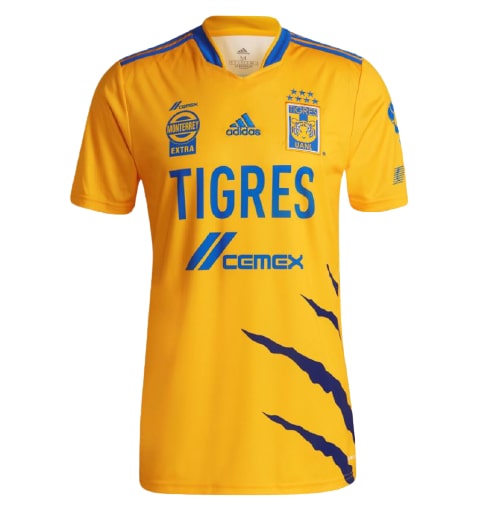 Maillot Tigres Domicile 2021/22 - Cliquez sur l'image pour la fermer