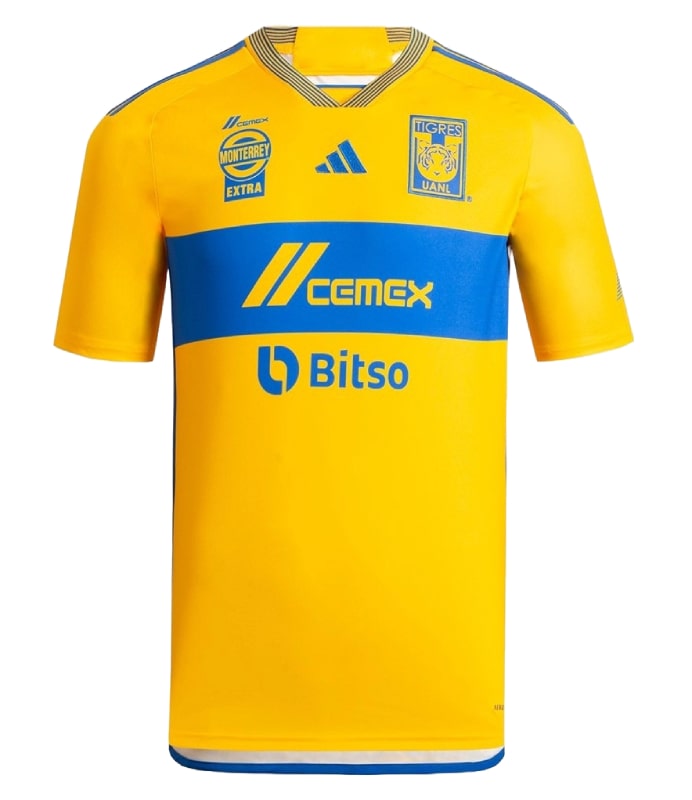 Maillot Tigres Domicile 2023/24 - Cliquez sur l'image pour la fermer