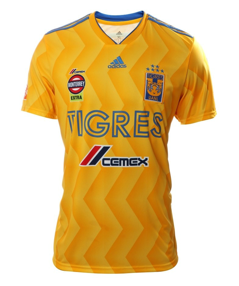 Maillot Tigres Domicile 2018/19 - Cliquez sur l'image pour la fermer