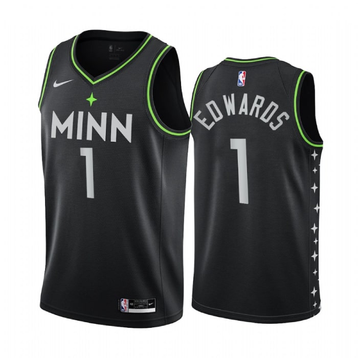Anthony Edwards, Minnesota Timberwolves 2020/21 - City Edition - Cliquez sur l'image pour la fermer