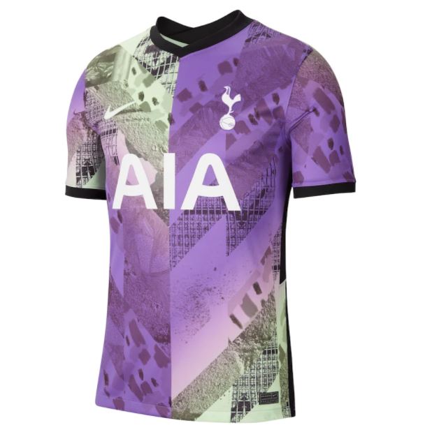 Maillot Tottenham Hotspur Third 2021/22 - Cliquez sur l'image pour la fermer