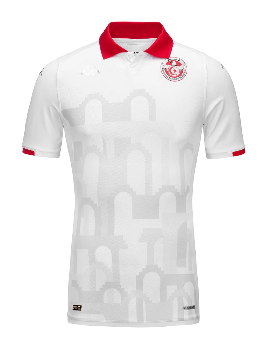 Maillot Tunisie Extérieur 2024 - Cliquez sur l'image pour la fermer