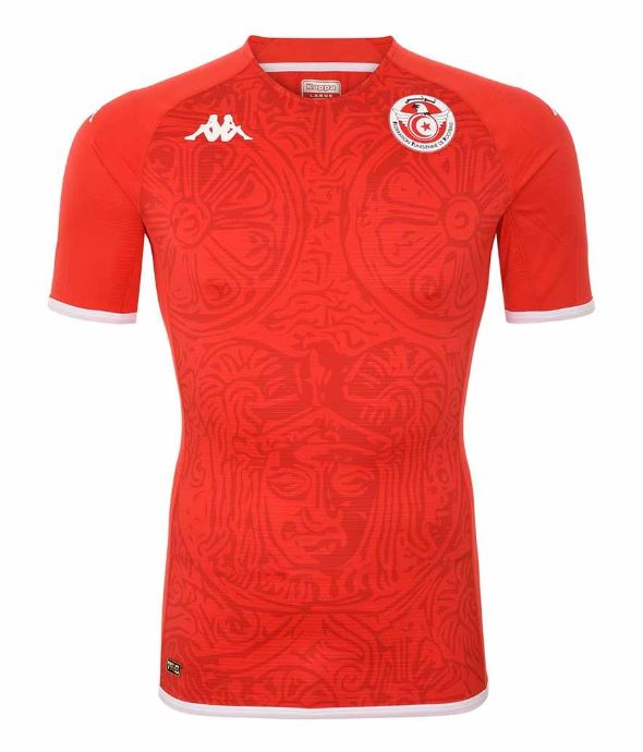 Maillot Tunisie Domicile 2022 - Cliquez sur l'image pour la fermer