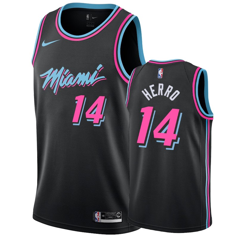 Tyler Herro, Miami Heat 2018/19 - City Edition - Cliquez sur l'image pour la fermer