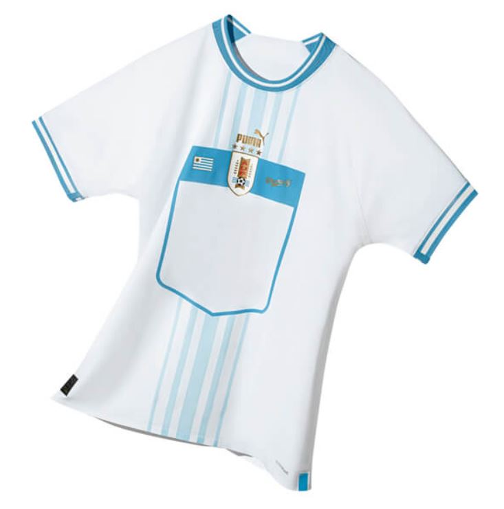 Maillot Uruguay Extérieur 2022 - Cliquez sur l'image pour la fermer