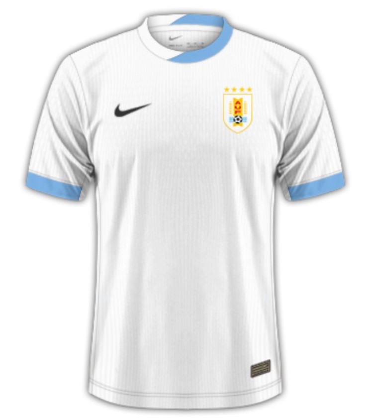 Maillot Uruguay Extérieur 2024 - Cliquez sur l'image pour la fermer