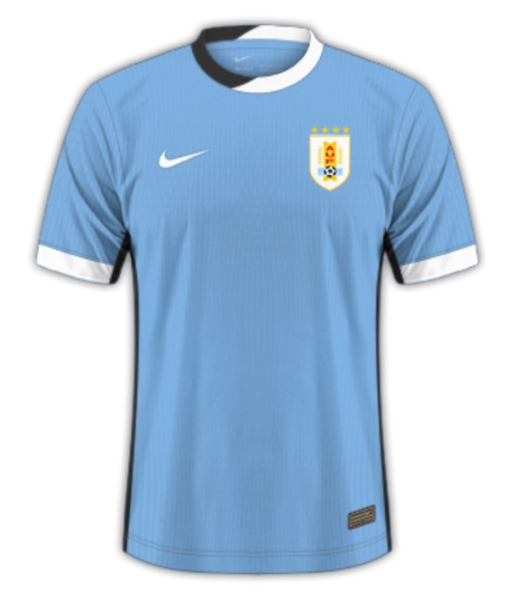 Maillot Uruguay Domicile 2024 - Cliquez sur l'image pour la fermer