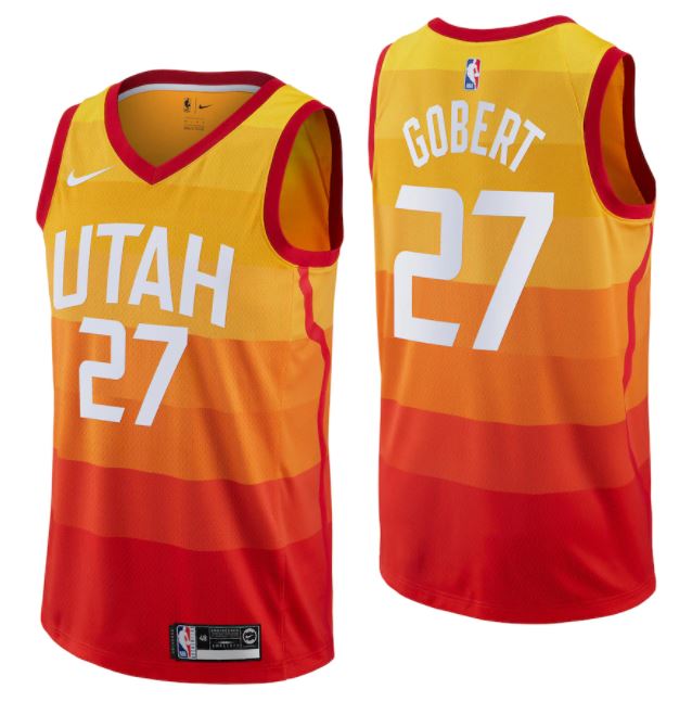 Rudy Gobert, Utah Jazz - City Edition - Cliquez sur l'image pour la fermer