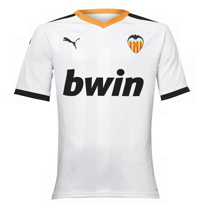 Maillot Valencia Domicile 2019/20 - Cliquez sur l'image pour la fermer