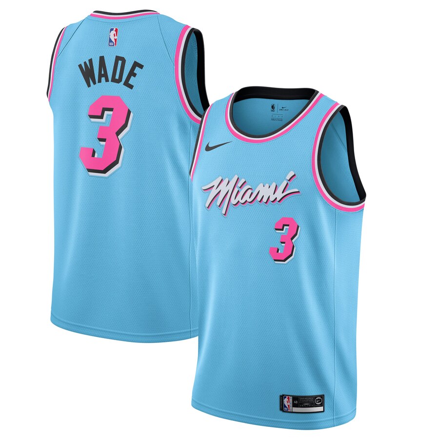 Dwyane Wade, Miami Heat 2019/20 - City Edition - Cliquez sur l'image pour la fermer