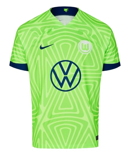 Maillot VfL Wolfsburg Domicile 2022/23 - Cliquez sur l'image pour la fermer