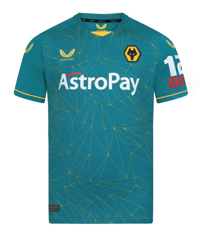 Maillot Wolves Extérieur 2022/23 - Cliquez sur l'image pour la fermer