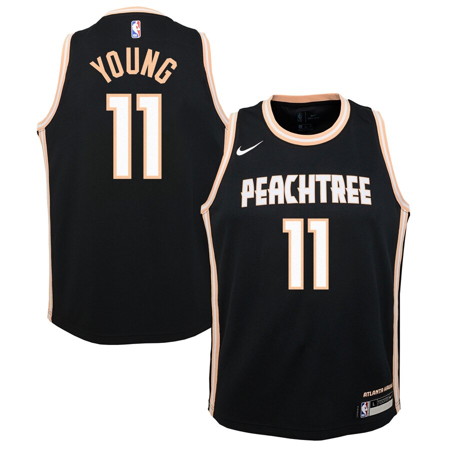Trae Young, Atlanta Hawks 2019/20 - City Edition - Cliquez sur l'image pour la fermer
