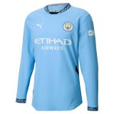 Maillot Manchester City Domicile 2024/25 ML - Authentic